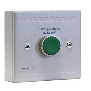 Kentec Sigma Si Extinguishant Hold Off Unit, Green Button (K91000M10)